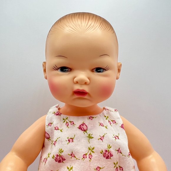 Horsman 13” BYE LO Baby Doll Drinks & Wets Molded Hair 1970’s w/ OUTFITS - Picture 7 of 15